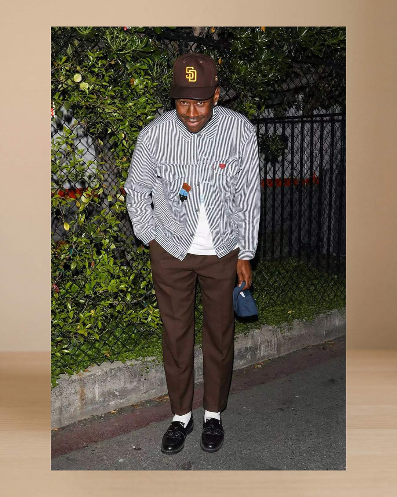 Tyler, the Creator в кепке 