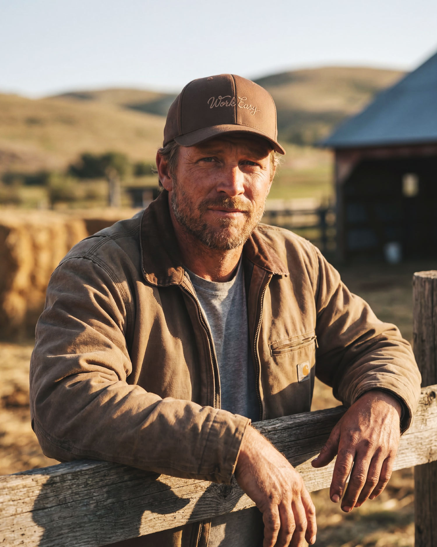 Бейсболка Кулаков воркс с вышивкой Work Easy