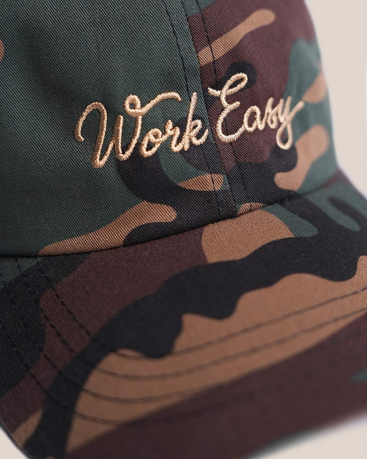 Бейсболка Kulakov Works Work Easy камуфляж спереди вышивка