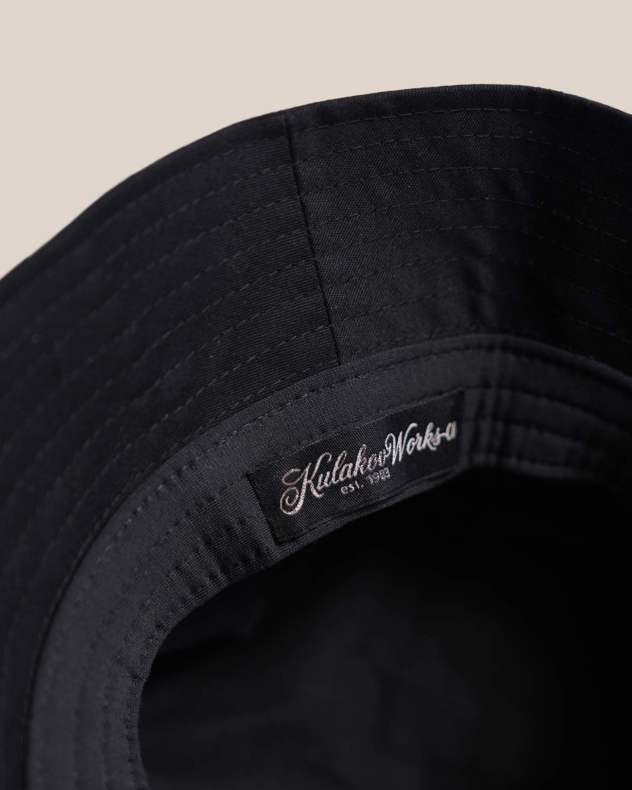 Панама черная с вышивкой и шевронами Кулаков 