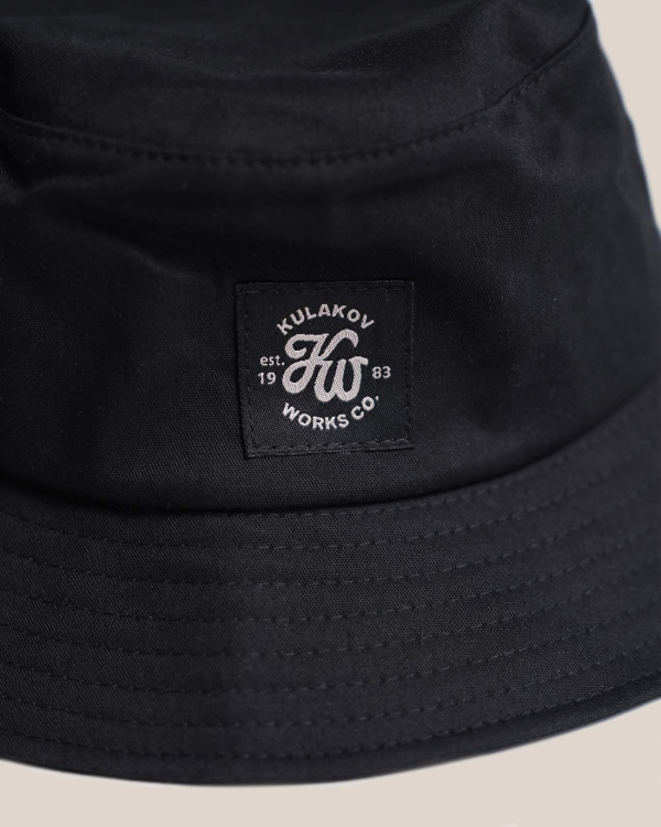 мужская черная стильная панама