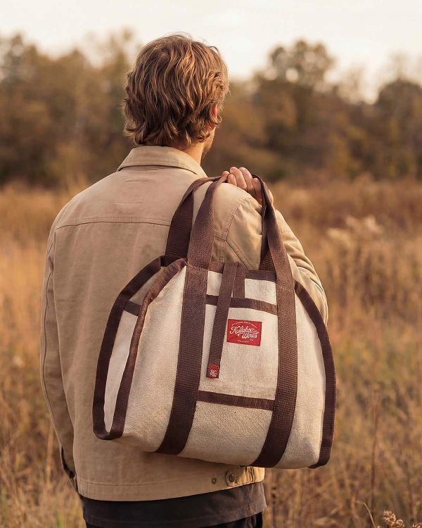 Парусиновая мужская сумка ТУВА от бренда Кулаков Вокс